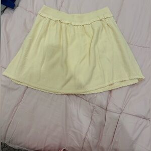 Djerf Avenue Amorini Cream Skirt